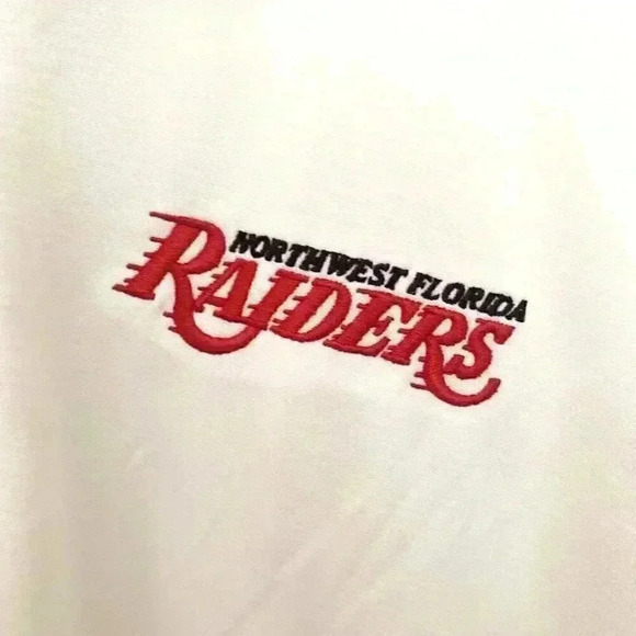 NWT NORTHWEST FLORIDA RAIDERS POLO SHIRT SIZE LARGE - Picture 1 of 6